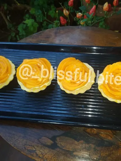 These Mango Rose Tartlets are as delicious as they are beautiful. A perfect, single-serving dessert for a special occasion.