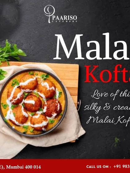 Another look at our popular Malai Kofta, showcasing the silky and creamy texture of the gravy that makes this dish an unforgettable part of any feast.