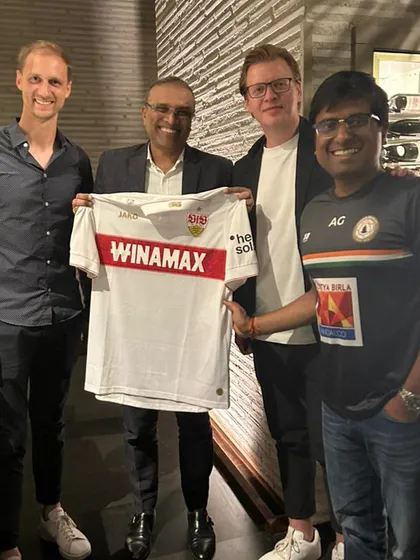 A memorable dinner in Mumbai with Mr. Satish Pai, MD of Hindalco Industries, and our partners from VfB Stuttgart. We are proud to have the backing of such esteemed leaders who share our vision.