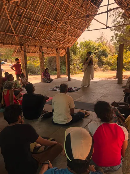 Here I am speaking at the Vegan Forest Festival at Sadhana Forest. It was an honor to share the truth of a Whole Food Plant-Based diet and the beauty of living close to nature with over 1,000 people.