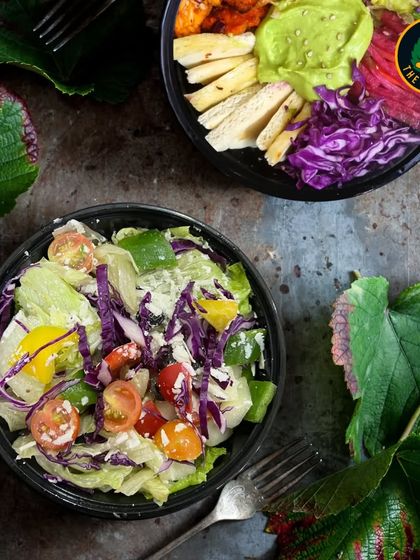 Fuel your body and feed your soul with these vibrant salad bowls. Each one is a mix of fresh ingredients and delicious dressings to make healthy eating a pleasure.