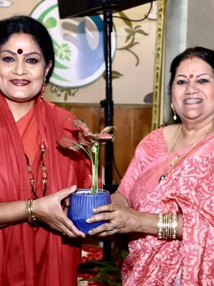 Receiving a token of appreciation at the Springdales School seminar. My goal is always to make these engagements real conversations, not just one-way lectures.