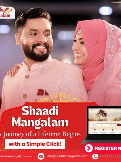 A journey of a lifetime begins with a simple click. This Muslim couple's happy union is a beautiful example of the diverse communities we proudly serve.