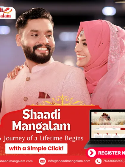 A journey of a lifetime begins with a simple click. This Muslim couple's happy union is a beautiful example of the diverse communities we proudly serve.