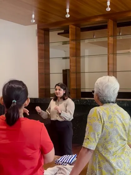 Explaining a concept during a community workshop. My approach is always conversational and encouraging, ensuring everyone feels comfortable asking questions and sharing their own organizing struggles.