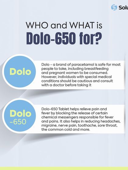 This graphic explains the purpose of Dolo-650, a popular brand of paracetamol. We provide clear, factual information about its use for relieving pain and fever.