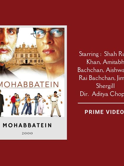 Celebrating the King of Bollywood, Shah Rukh Khan! A movie marathon of his classics like 'Mohabbatein' is the perfect way to spend a weekend at Binge Club.