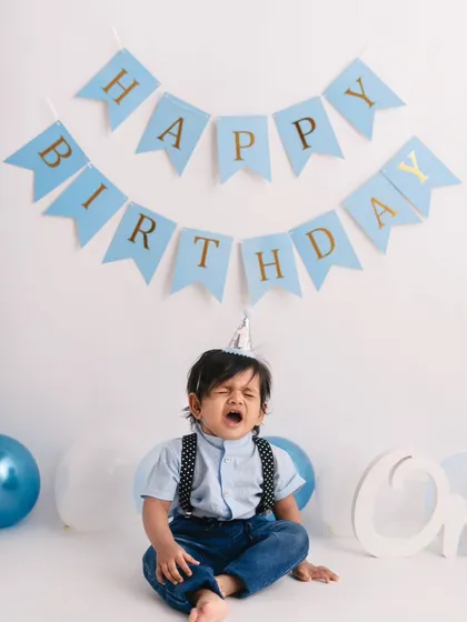 Sometimes a good cry is part of the day! These photos are just as important for remembering the full range of emotions at this age.