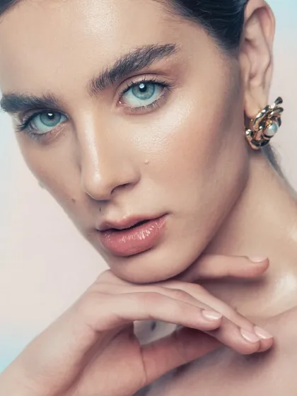 For beauty and skincare campaigns, the focus is all on flawless, healthy-looking skin. Here, I used techniques to create a dewy, glass-skin finish that looks incredible up close, highlighting the model's natural features and bright eyes.