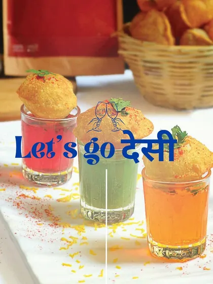 Let's go desi! We bring the fun of Indian street food to your bar with our colorful and delicious Pani Puri shots. It's a guaranteed crowd-pleaser that adds a playful element to any event.