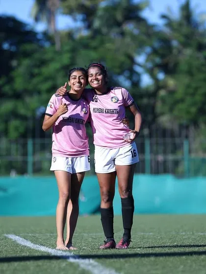 Teammates and friends. Posing for a photo after a game, celebrating our shared journey.