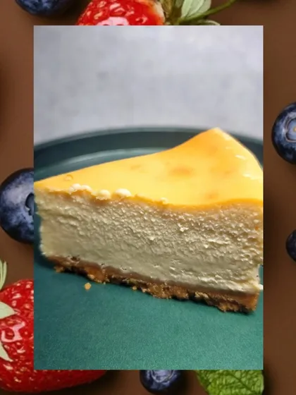 Our classic NYC-Style Cheesecake, pure and simple. This dessert highlights the velvety smooth texture and rich cream cheese flavor that makes this style so beloved.