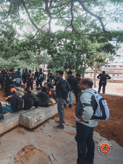Our members gathered at the temple complex during the Rynox breakfast ride. These rides are a perfect mix of exploring, socializing, and of course, riding.