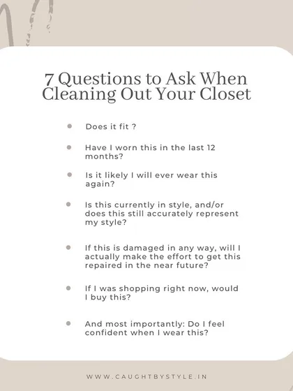 A wardrobe clear-out can feel overwhelming, but it's the first step to a style you love. I guide my clients through this process with simple, effective questions to help decide what to keep, what to toss, and what's missing.