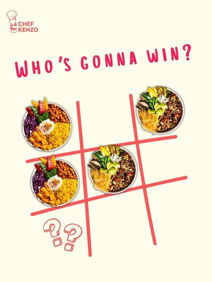 A serious question: who's gonna win in a showdown between these two delicious bowls? It's a tough choice.