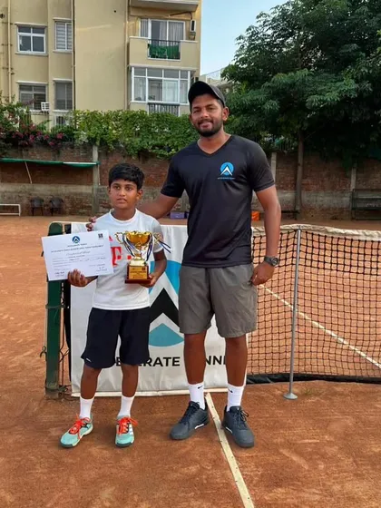 The runner-up of our U10 event. Every match is a learning opportunity for these young players.