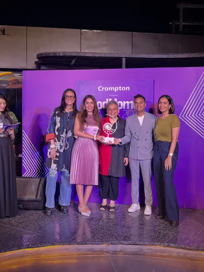 Accepting the Practice of the Year award from Goodhomes Magazine. This surreal moment is etched in our hearts forever.