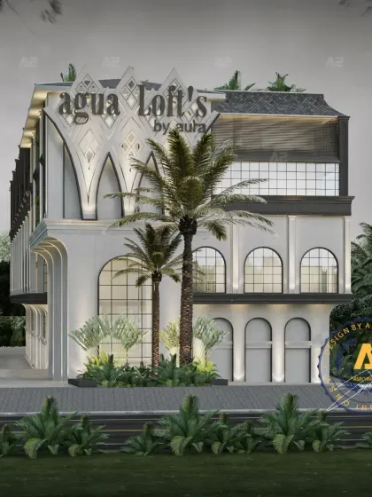 Our proposal for a project in Goa reimagines luxury living with soft curves and clean lines inspired by local architectural charm. The graceful sweep of curved arches creates a dynamic visual rhythm.