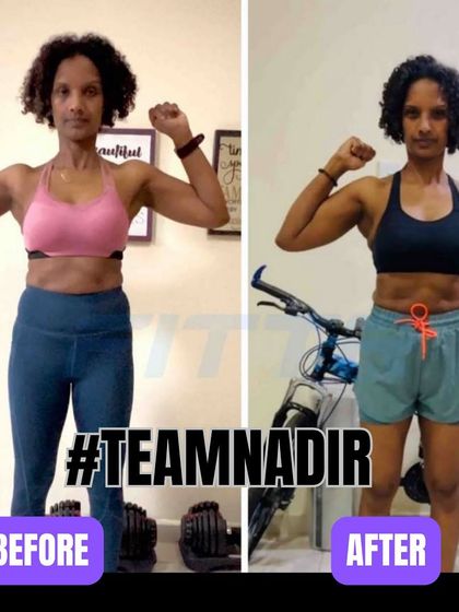 This client's transformation is about building strength and definition. We focused on a plan that fit her life, proving that you do not need to be an athlete to start, but you can certainly become one.