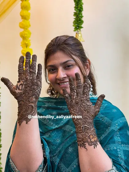 Another view of the personalized design for Nausheen, showing her happy smile.