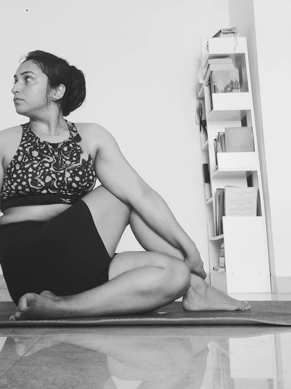 Finding stillness in the twist and reflecting on the journey.