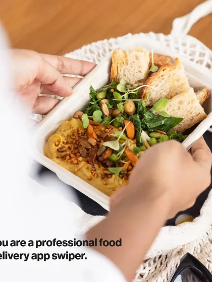 If you're a professional food delivery app swiper, our service is for you. Stop the endless scrolling and let us provide you with consistently delicious and nourishing meals.