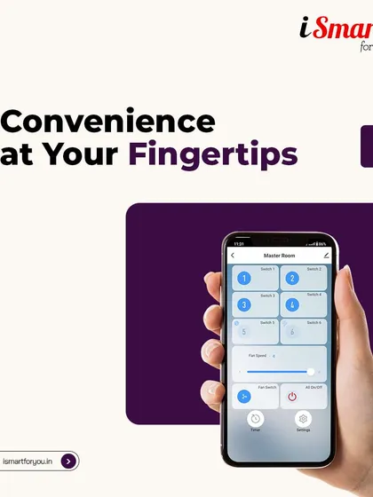Forget juggling multiple remotes. I consolidate everything into a single, easy-to-use app on your phone. This image shows how you can control lights, fans, and more in your master bedroom with just a few taps.