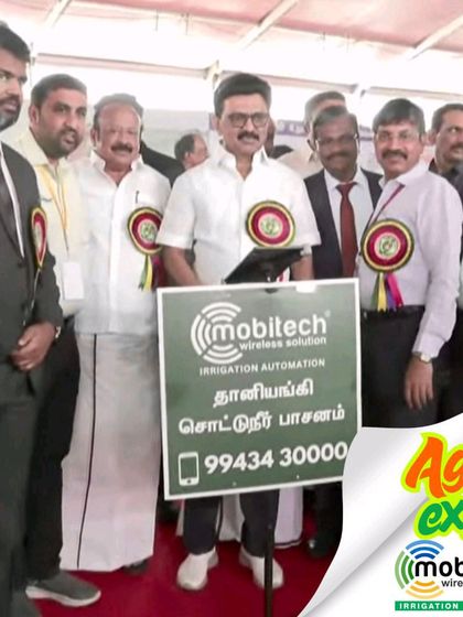 The Honourable Chief Minister of Tamil Nadu, Mr. M. K. Stalin, visiting our stall and appreciating our technology.