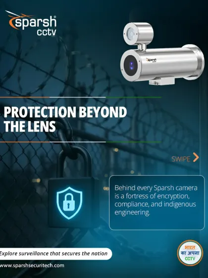My protection goes beyond the lens. Behind every camera is a fortress of encryption, compliance, and indigenous engineering, providing a silent layer of defense that critical zones can count on.
