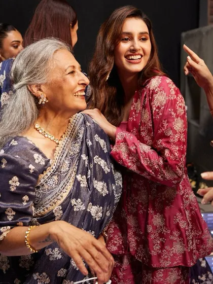 Turns out, dadi and the bridesmaids make the ultimate dream team. A beautiful moment of intergenerational love and laughter.