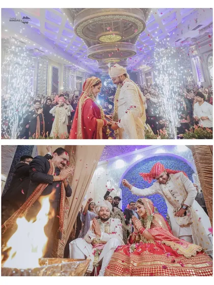 From the electrifying Varmala with sparklers to the sacred pheras by the fire, I document every key ritual of the wedding ceremony, ensuring no moment is missed.