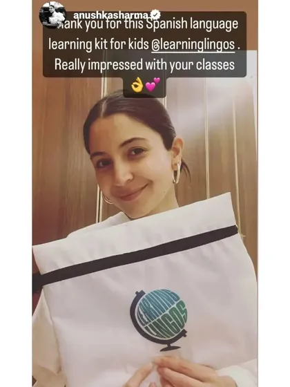 It means the world to me when parents see the value in my interactive classes. I'm so grateful for this feedback from Anushka Sharma on our Spanish learning kit for kids.