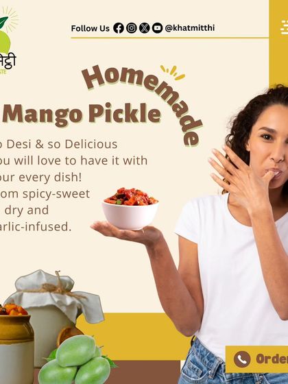 My mango pickles are so desi and so delicious. I have different varieties, including spicy-sweet, dry, and garlic-infused mango pickle.