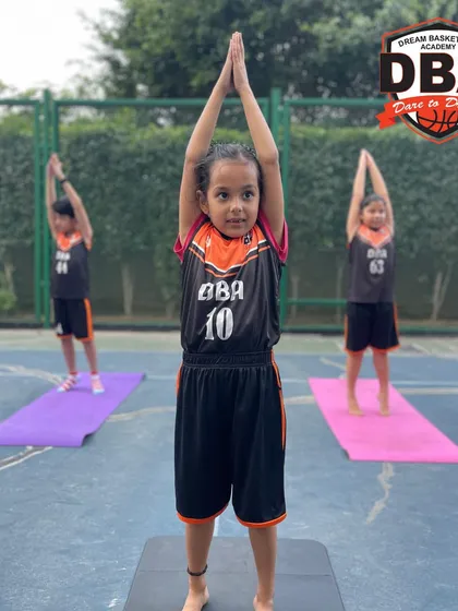 I believe a strong body needs a strong, calm mind. This young athlete is building focus and balance in one of our integrated yoga sessions. This practice is key for developing mental toughness and preventing injuries.