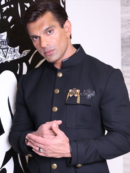 Another strong pose from Karan's session. This shot is great for showcasing personal style and is suitable for both editorial use and professional profiles.