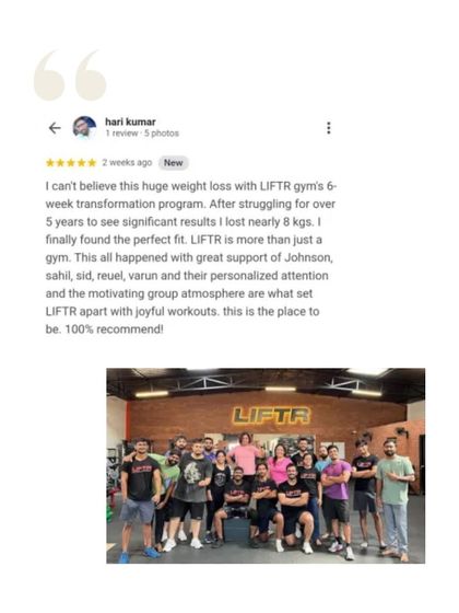 Liftr - 6-Week Body Transformation Program 6-Week Transformation Stories photo 88