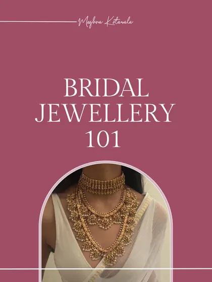 Our "Bridal Jewellery 101" guide. This series breaks down the significance and style of each traditional piece, helping you make informed and personal choices for your wedding.