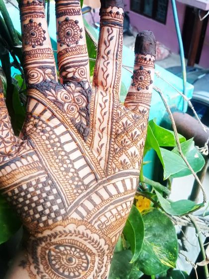 Hussaina Mehendi Artist - Party & Festive Mehendi Intricate Indian & Full Hand Designs photo 18