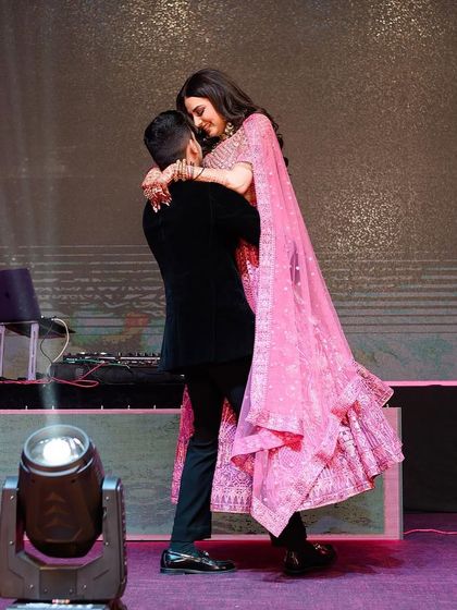 A classic lift that makes any couple's dance feel like a scene from a movie. I teach these moves safely so you can have your fairytale moment.