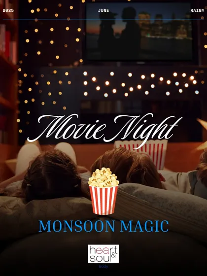 When it's too wet to go out, an indoor movie night is the perfect escape. Curl up with a blanket, some popcorn, and your favorite film for a classic and cozy date.