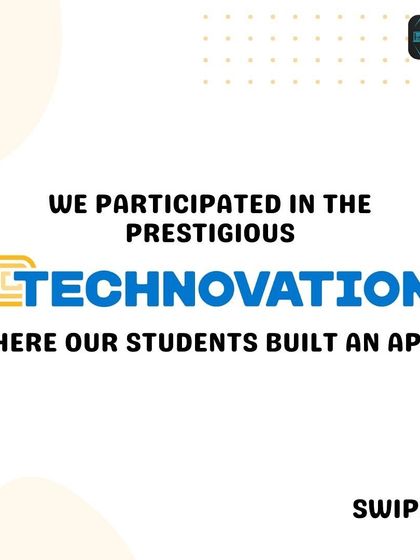 Announcing our students' participation in the prestigious Technovation challenge, where they built an app from scratch. This is where young innovators turn their coding skills into real-world solutions.