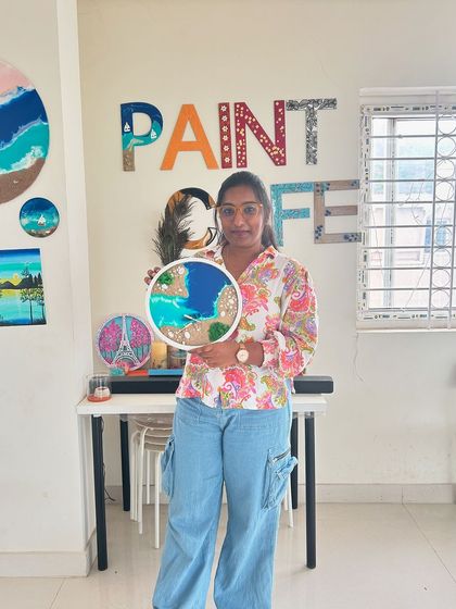 Paint Cafe Studio - Corporate Art Workshops Stunning Resin Art (Clocks, Trays & Decor) photo 37