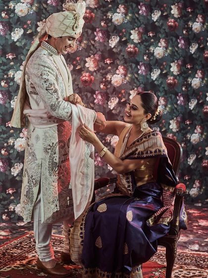 Your special day deserves the painstaking detail of handwork. We specialize in exquisite craftsmanship, from hand embroidery to handwoven textiles.