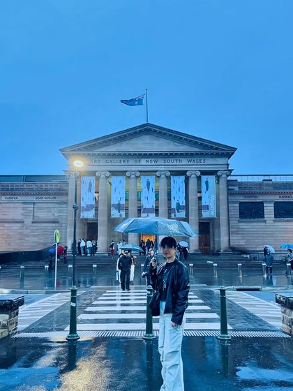 Inspiration comes from everywhere. A rainy day visit to the Art Gallery of New South Wales in Sydney provided a perfect mood of gloom and beauty that often finds its way into my work.