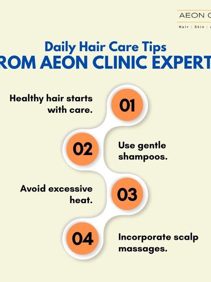 Our experts' daily hair care tips: start with care, use gentle shampoos, avoid excessive heat, and incorporate scalp massages to boost circulation.