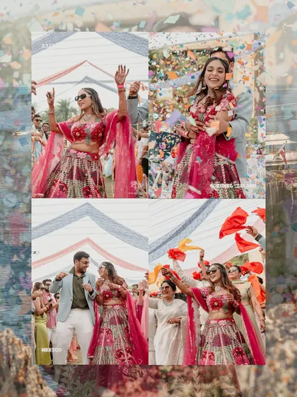 A carnival wedding celebration that was a whole mood. We brought in game booths, fun activities, and non-stop energy to make sure this Lonavala event was pure gold medal vibes.
