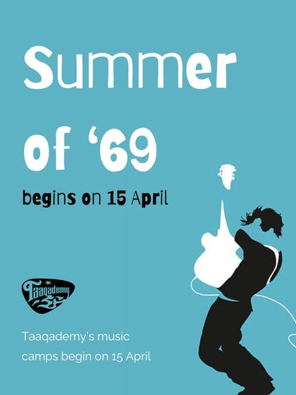 We're channeling our inner Bryan Adams for the Summer of '69. Our music camps are guaranteed to be the best days of your life.