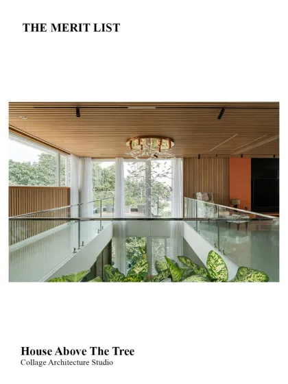 This view from 'House Above The Tree' was part of our submission for The Merit List, showcasing the home's open, multi-level design.