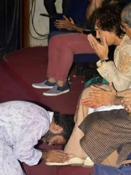 My Sashtang Pranaam to the legend, Ustad Zakir Hussain ji. He elevated the tabla to the world stage, and like many, I consider myself an Eklavya, inspired by his brilliance.