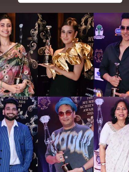 A collage from The Mumbai Achievers Awards 2024, where I was honored for my work. It was a pleasure to share the stage with other talented individuals from various industries.